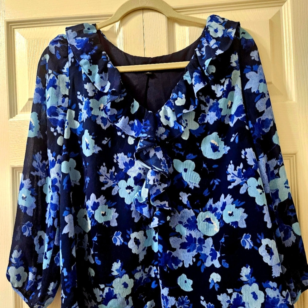J Crew Floral Blouse